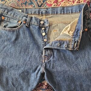 Levi's 501 men's Classic Blue Straight Jeans